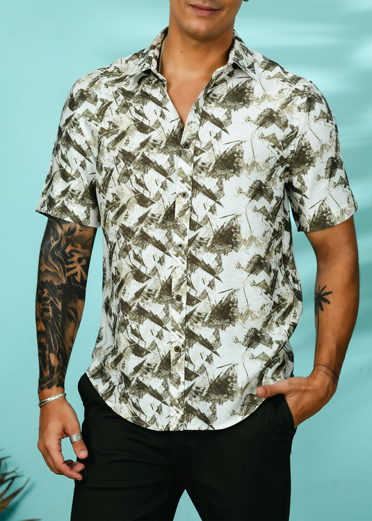 Casual Wear Printed S/S Shirt