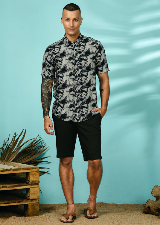 Casual Wear Printed S/S Shirt