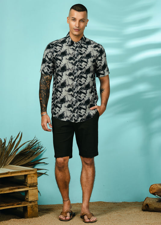 Casual Wear Printed S/S Shirt