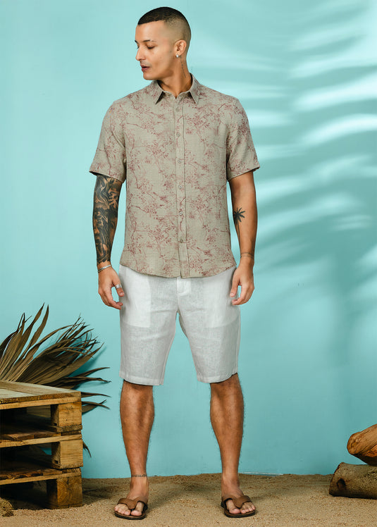 Casual Wear Printed S/S Shirt