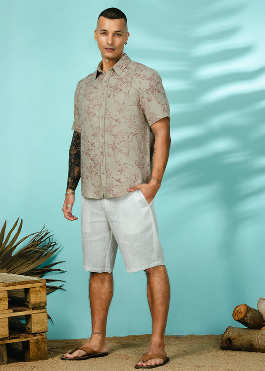 Casual Wear Printed S/S Shirt