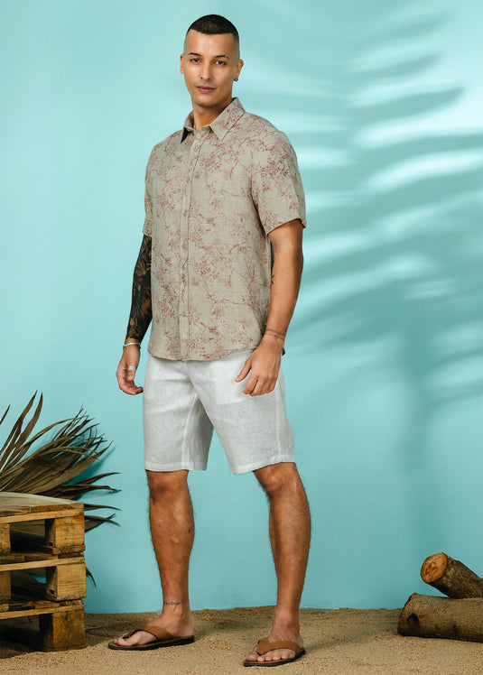 Casual Wear Printed S/S Shirt