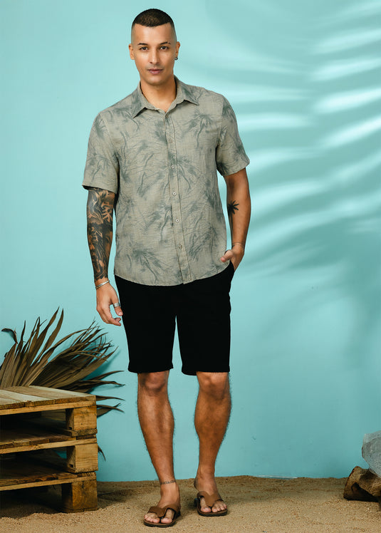 Casual Wear Printed S/S Shirt