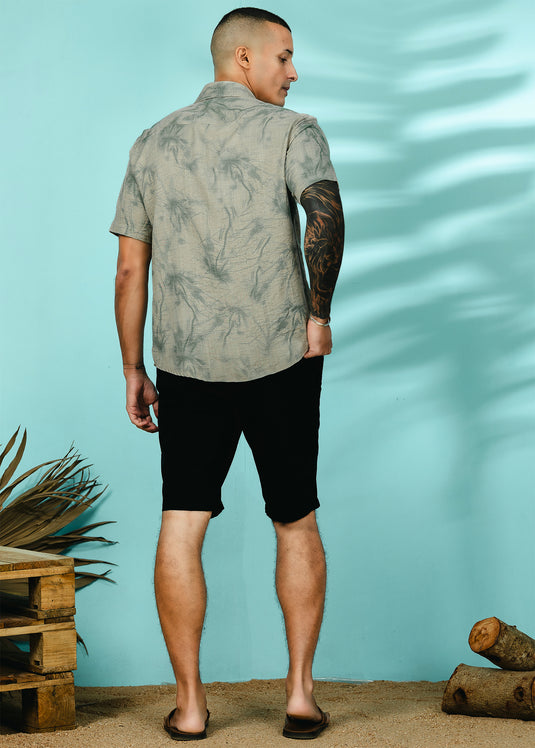 Casual Wear Printed S/S Shirt