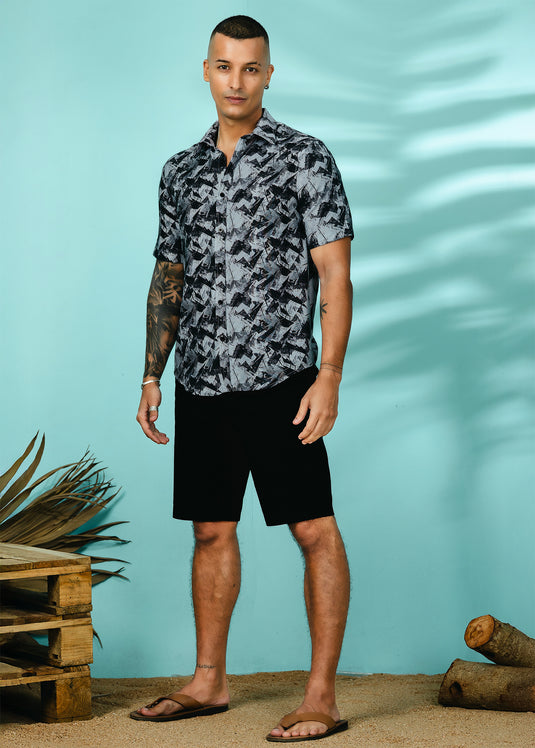 Casual Wear Printed S/S Shirt