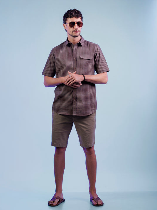 Casual Wear Short Sleeve Shirt