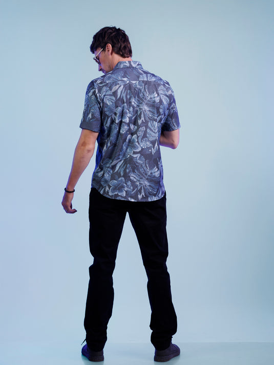 Casual Wear Printed Short Sleeve Shirt