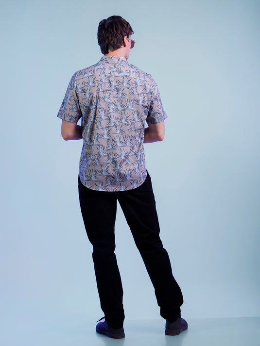 Casual Wear Printed Short Sleeve Shirt