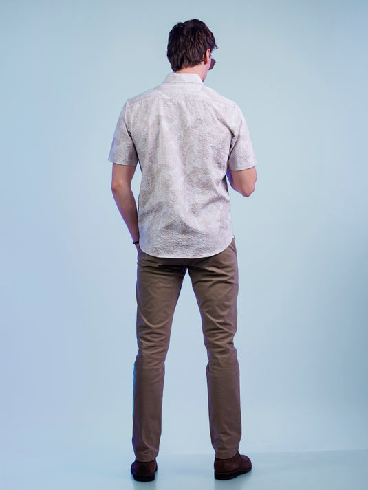 Casual Wear Printed Short Sleeve Shirt