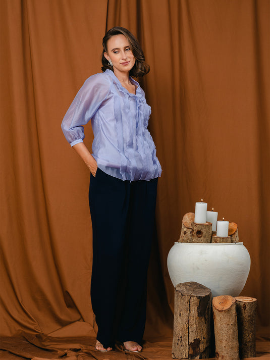 Frill detailed blouse