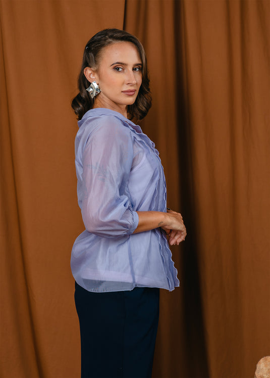 Frill detailed blouse