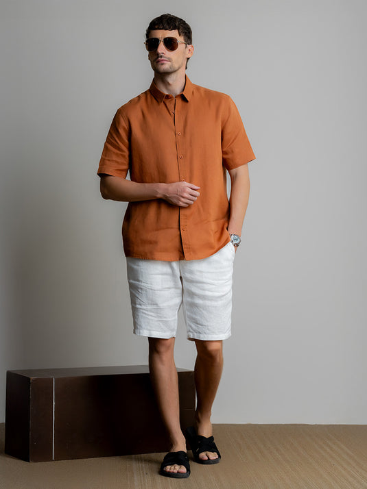 Casual Wear Linen S/S Shirt