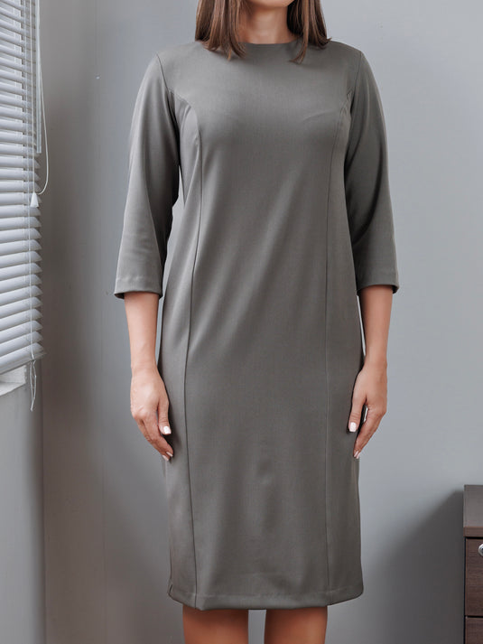 Basic shift dress with princess seams