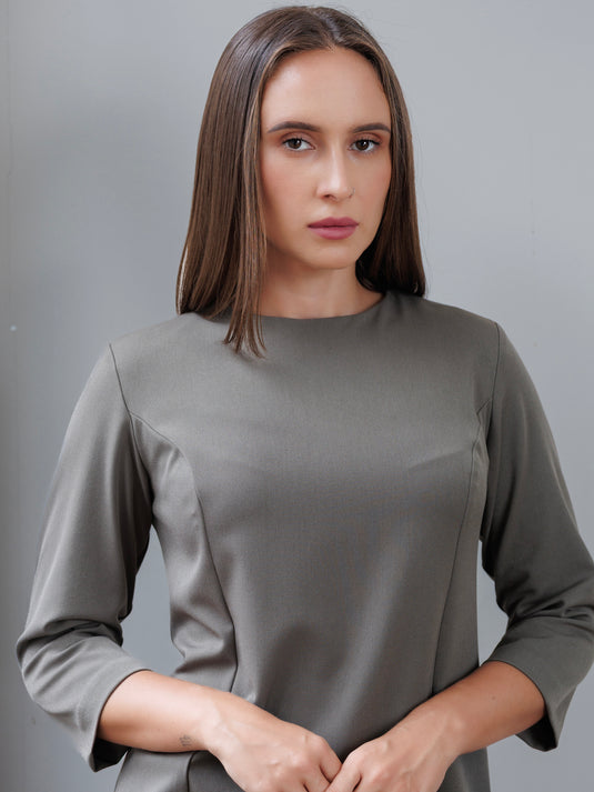 Basic shift dress with princess seams