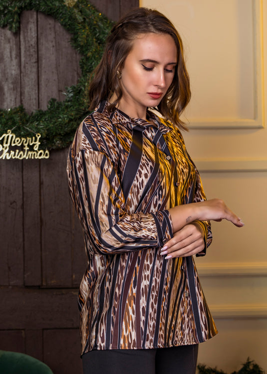 Printed Drop Shoulder Shirt