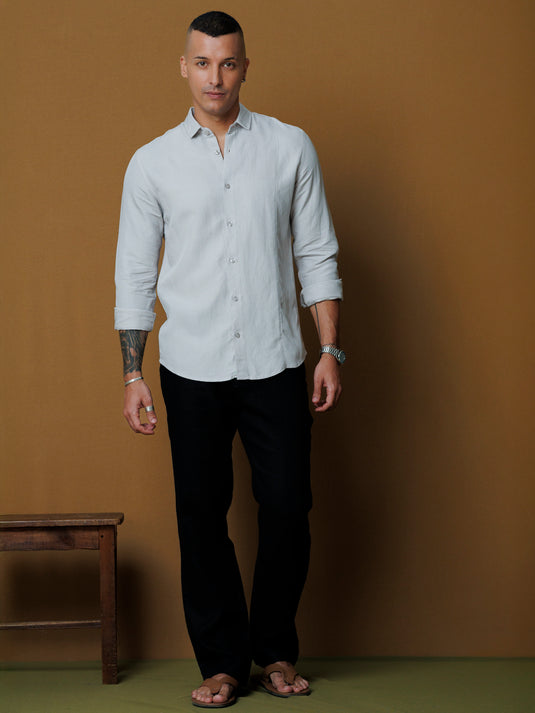 Front detailed L/S shirt