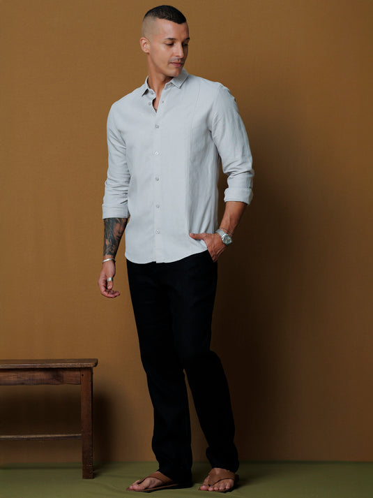 Front detailed L/S shirt