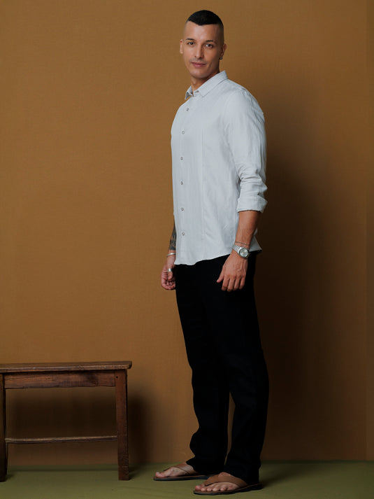 Front detailed L/S shirt