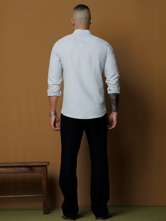 Front detailed L/S shirt