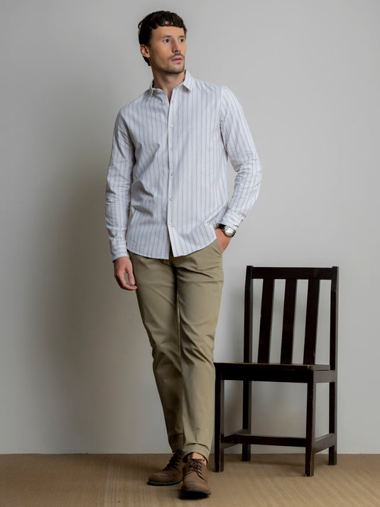 Casual Wear Stripe L/S Shirt