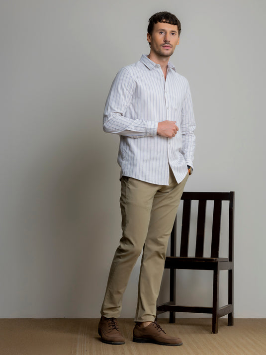 Casual Wear Stripe L/S Shirt