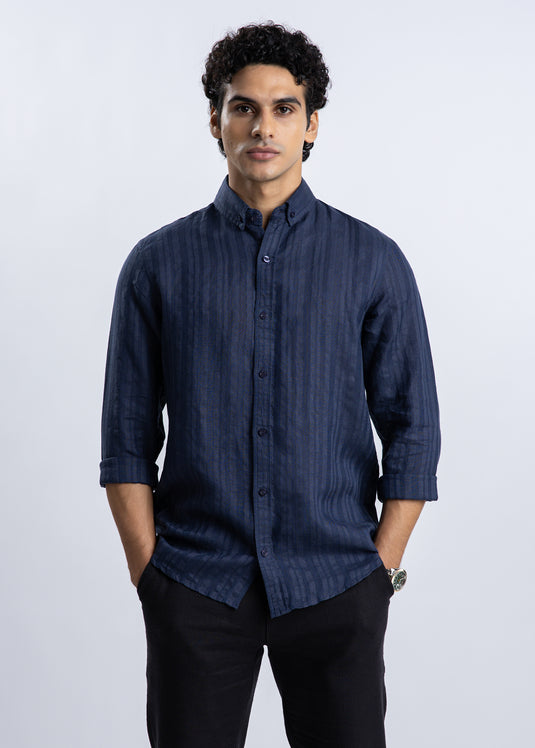 Casual Wear Button Down L/S Shirt