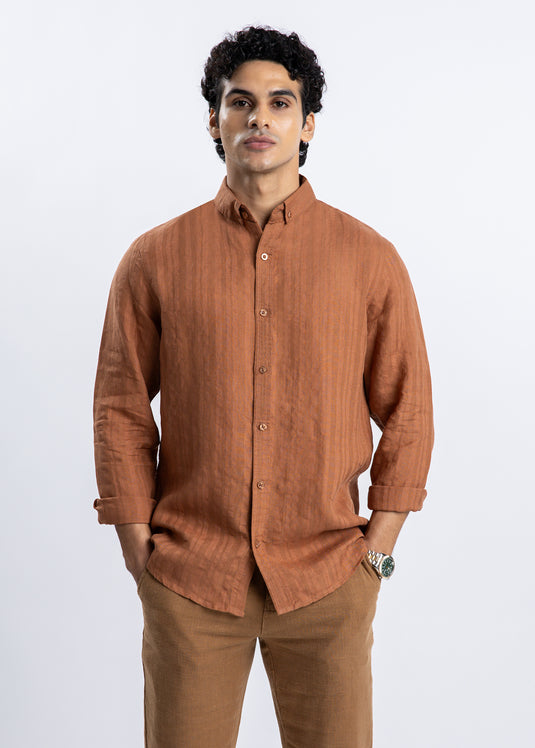 Casual Wear Button Down L/S Shirt