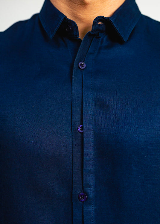 Casual L/S Shirt With Placket Detailing