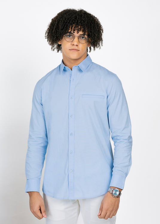 Pocket Detailed L/S Shirt