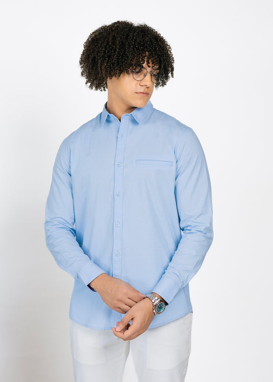 Pocket Detailed L/S Shirt