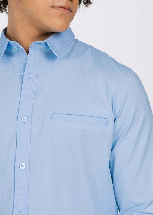 Pocket Detailed L/S Shirt