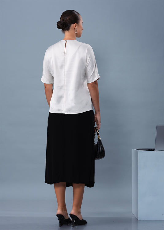 Kimono sleeve basic blouse