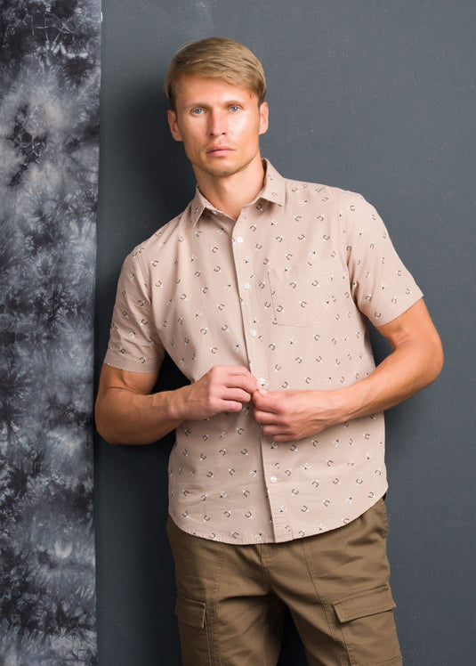CASUAL WEAR PRINTED S/S SHIRT