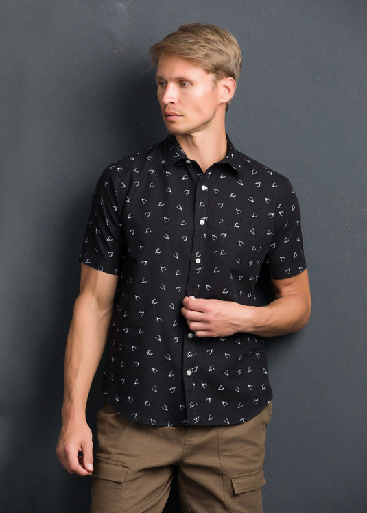 CASUAL WEAR PRINTED S/S SHIRT