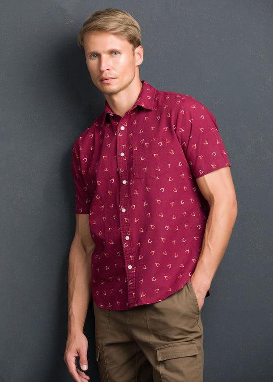 CASUAL WEAR PRINTED S/S SHIRT