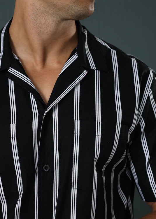 Casual Stripe S/S Shirt