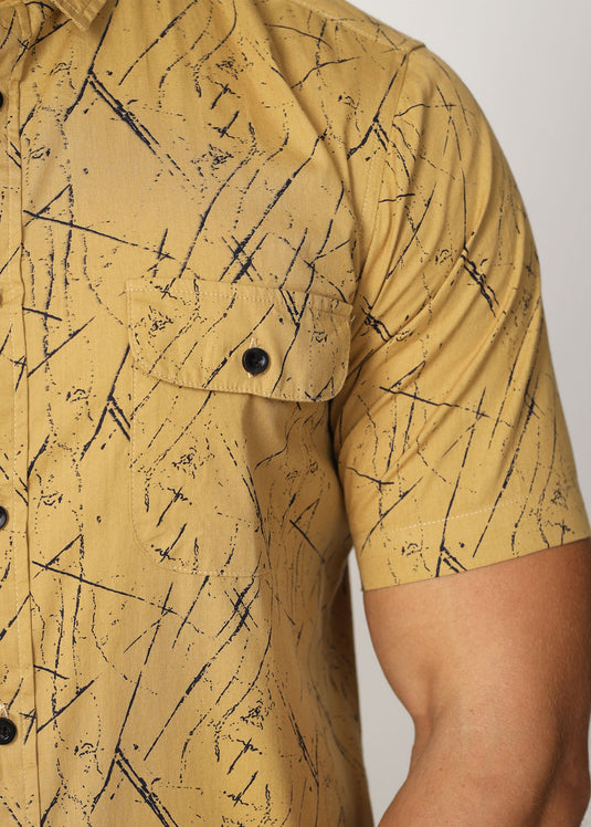 Casual Wear Printed S/S Shirt
