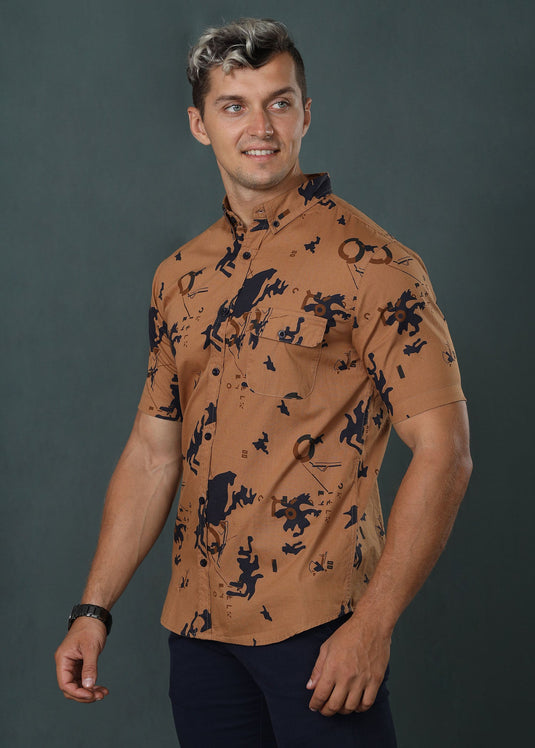 Brown Jason S/S Shirt