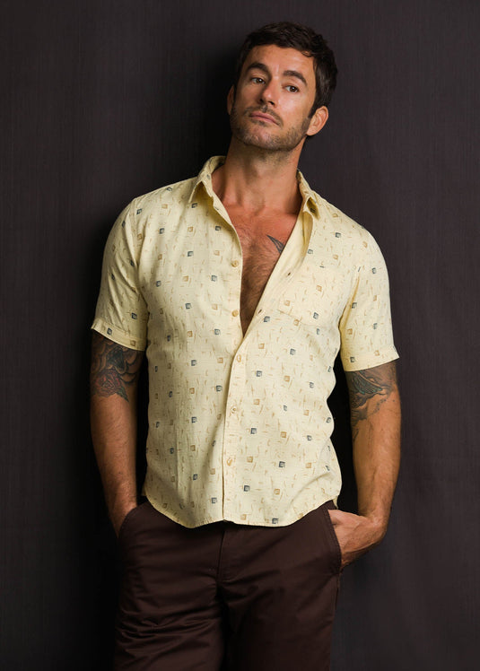 Casual Wear Printed S/S Shirt