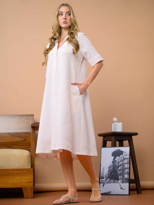 Trapeze midi dress