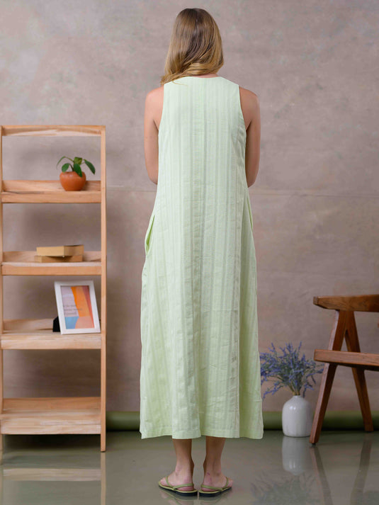 Basic V neck maxi dress