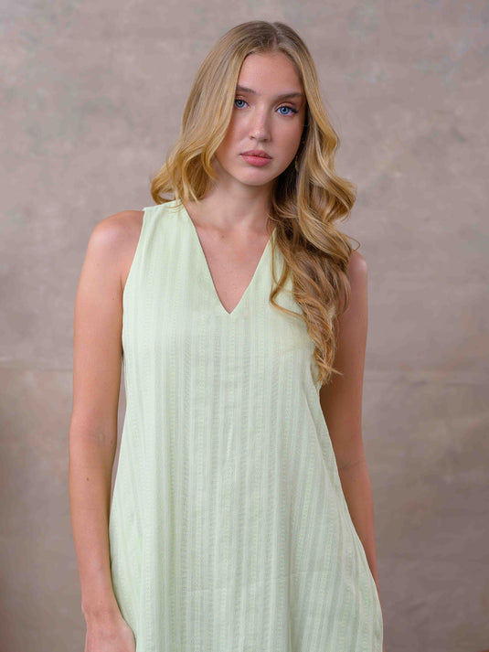 Basic V neck maxi dress