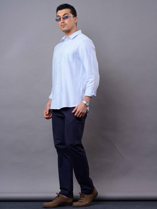 Casual Wear Stripe Long Sleeve Shirt