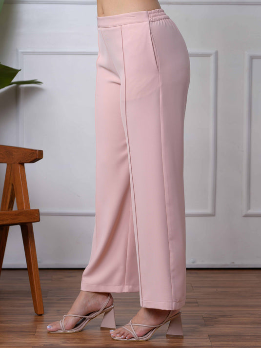 Basic Pant With Elasticated Back