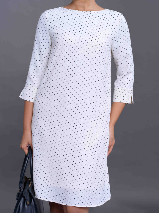 Basic Printed Shift Dress