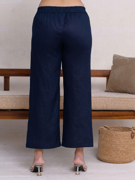 Premium Linen Basic Draw Cord Pant