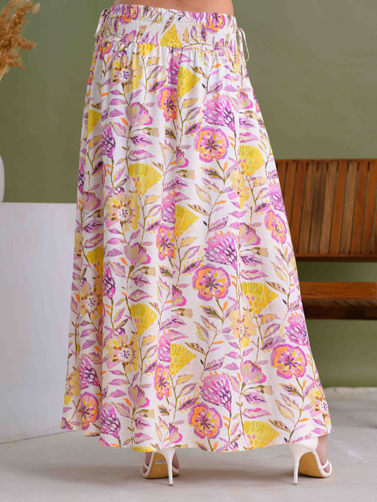 Printed Maxi Skirt