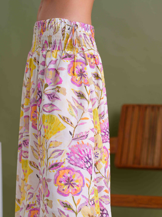 Printed Maxi Skirt