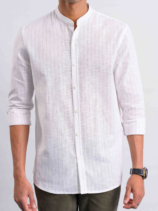 Mao Collared Shirt