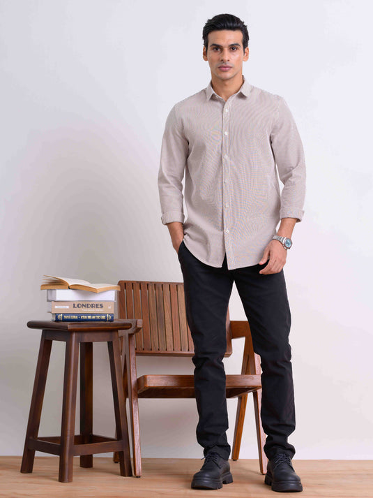 Casual Wear Stripe L/S Shirt